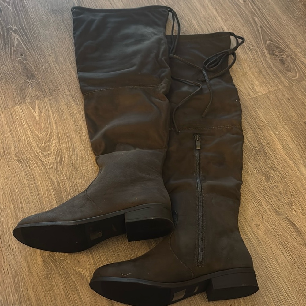 Journey collection wide calf over the knee boots